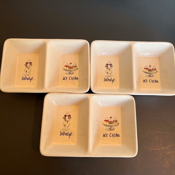 Ceramic Ice Cream/Sweets Dishes from Rae Dunn Artisan Collection by Magenta - Picture 12 of 12